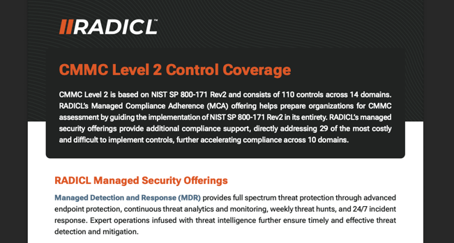 CMMC Level 2 Control Coverage Image