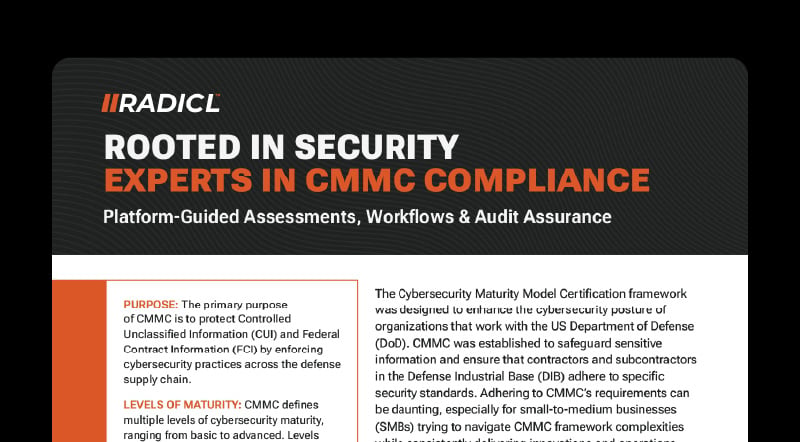 Comply for CMMC Datasheet Cover