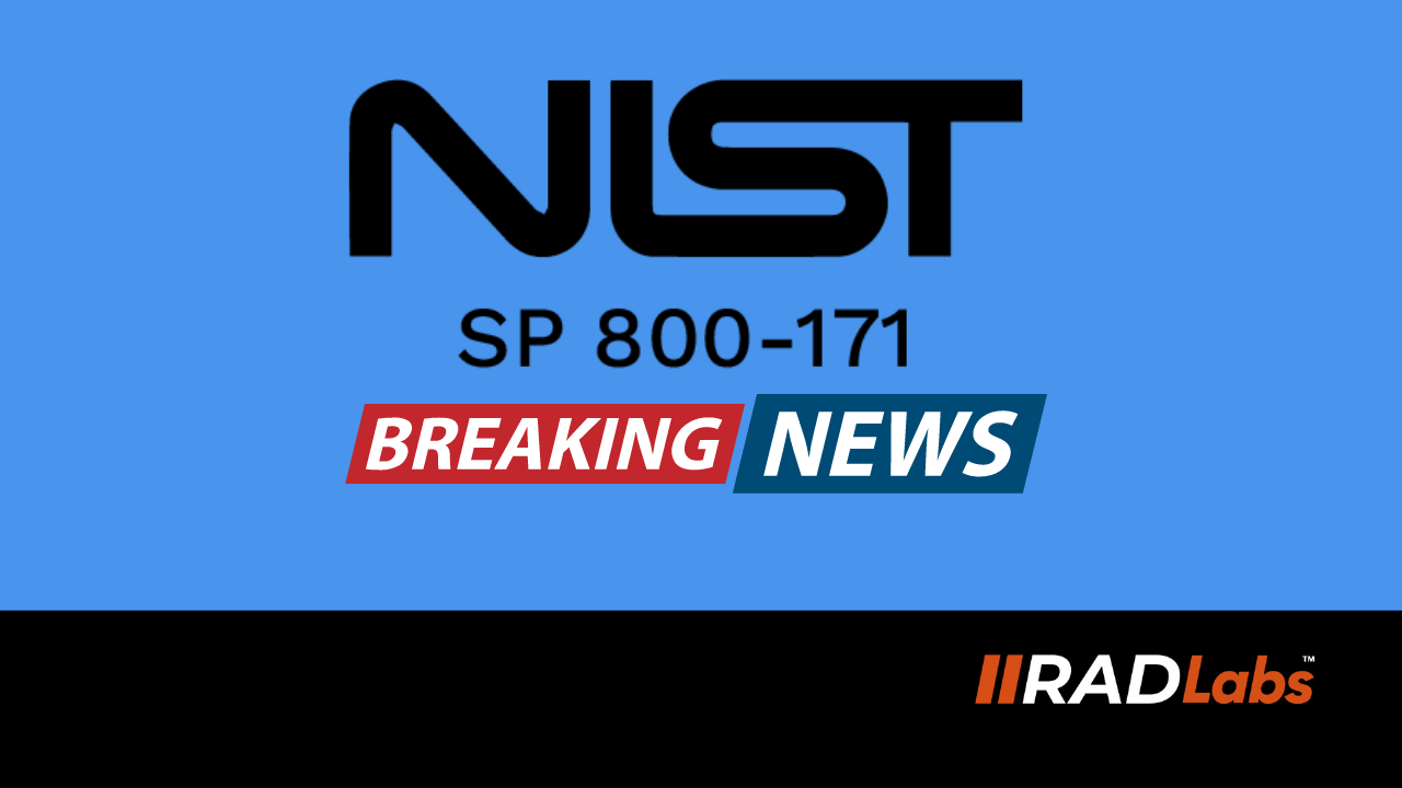 NIST 800-171 REv 3 announcement