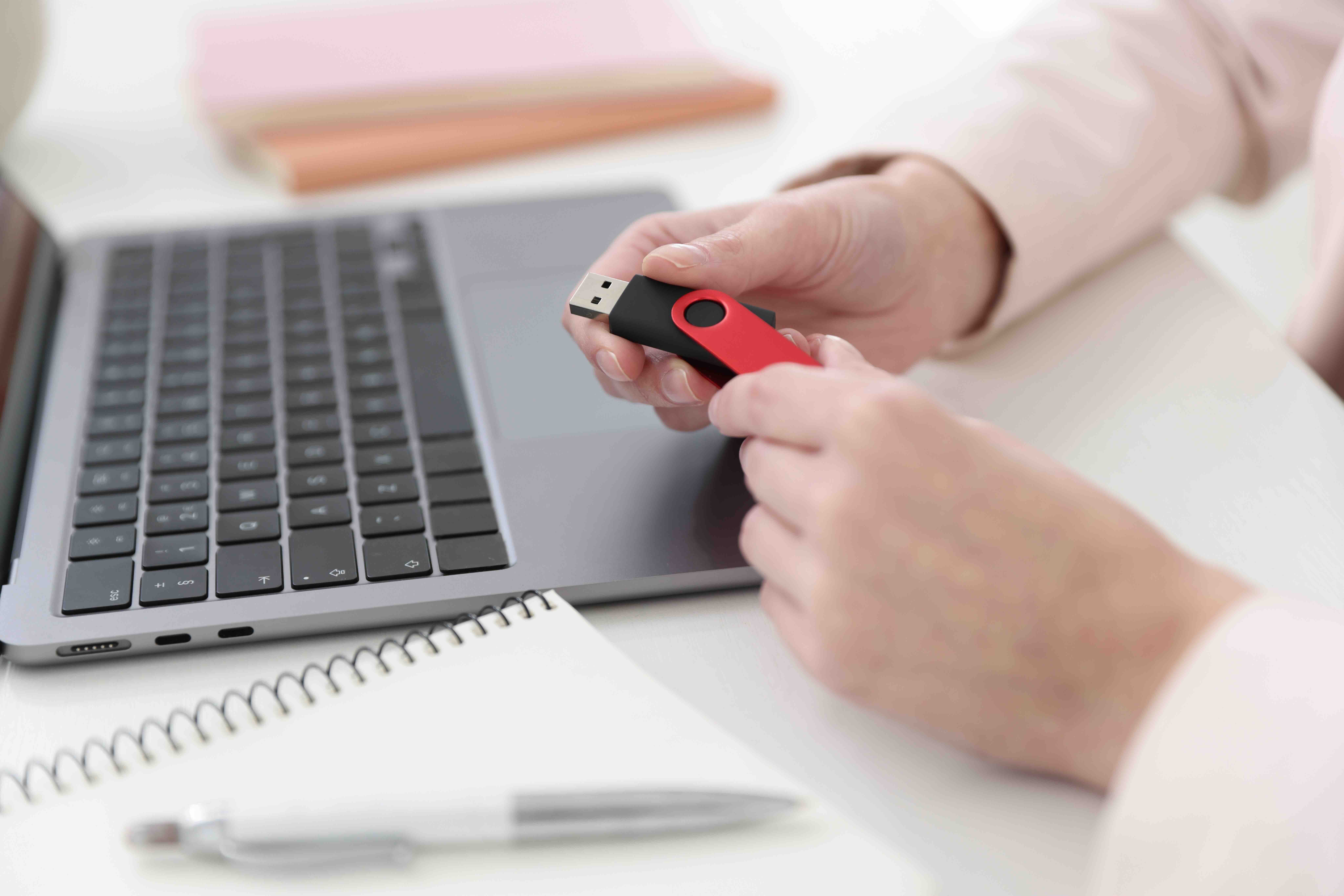 USB thumb drives can cause cybersecurity problems; RADICL recommends not plugging in suspect drives.